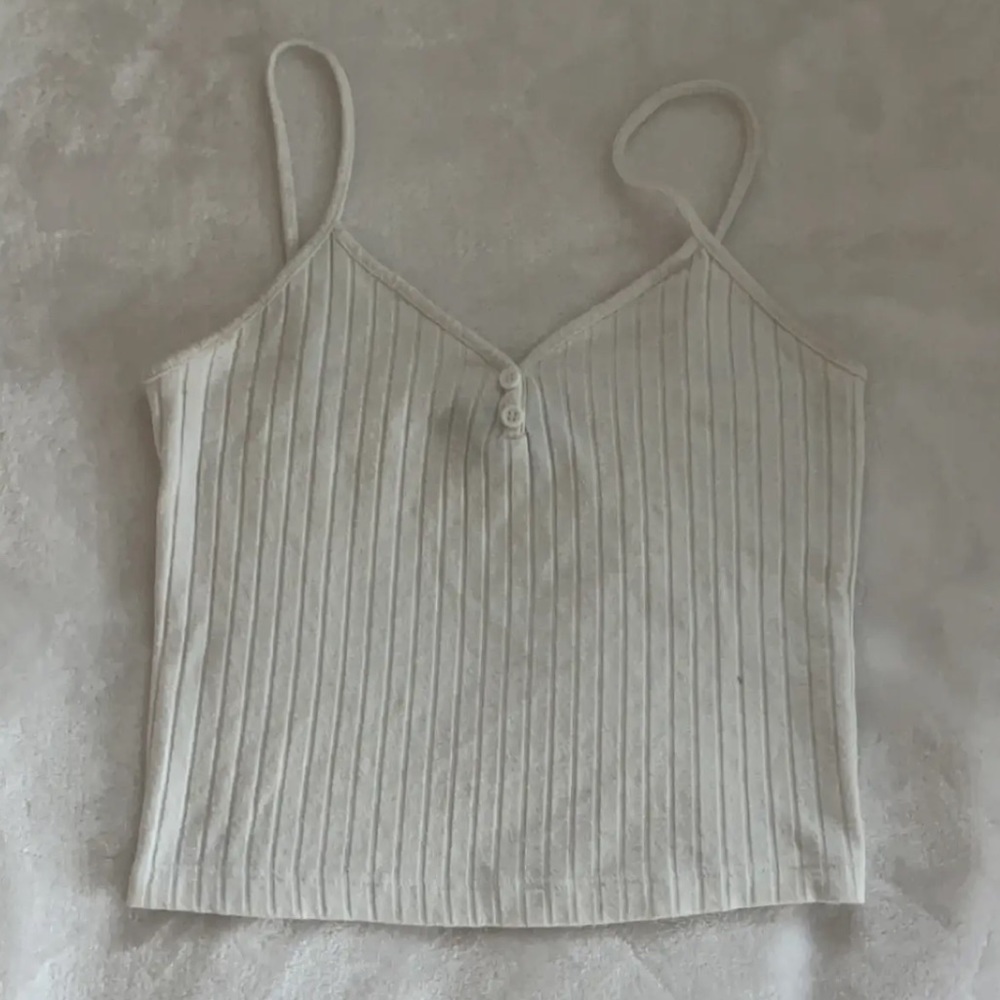 White Forever 21 small cropped top.